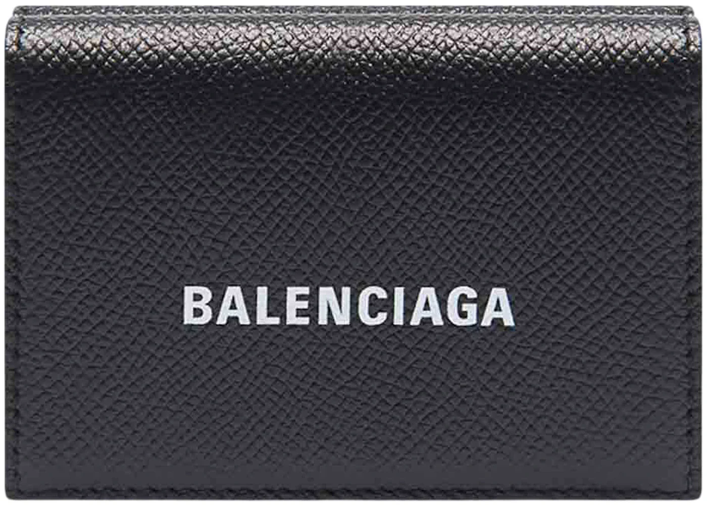 Balenciaga Men'S Cash Wallet Mini Black/White - Image 4