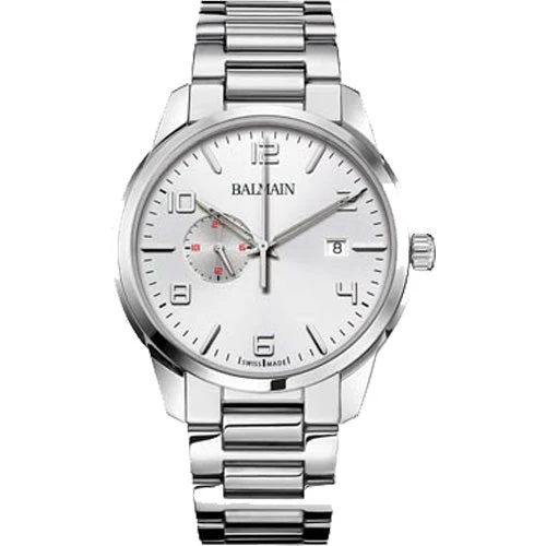 Balmain Madrigal Gmt 24H Silver Dial Men 42mm