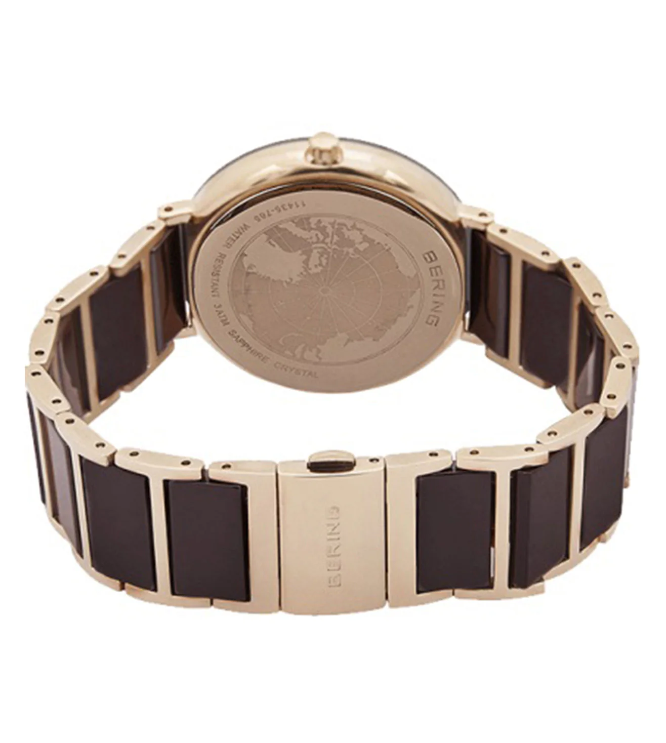 Bering Ceramic Brown Dial Women 35mm