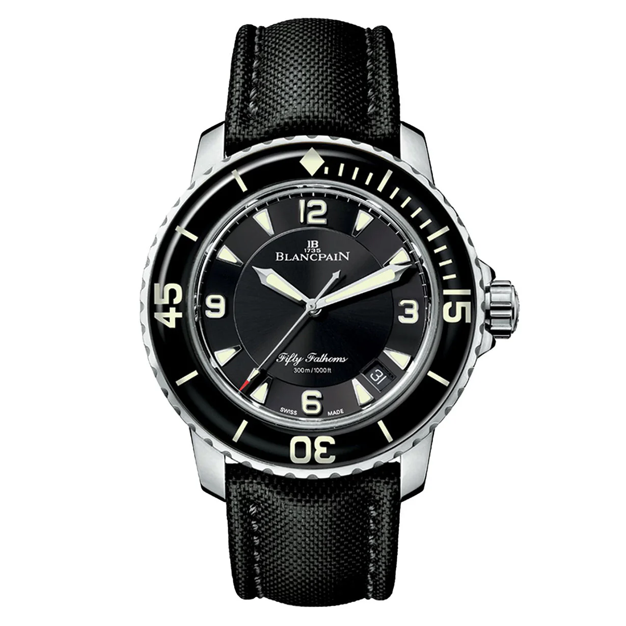 Blancpain Fifty Fathoms Black Dial Men 45mm