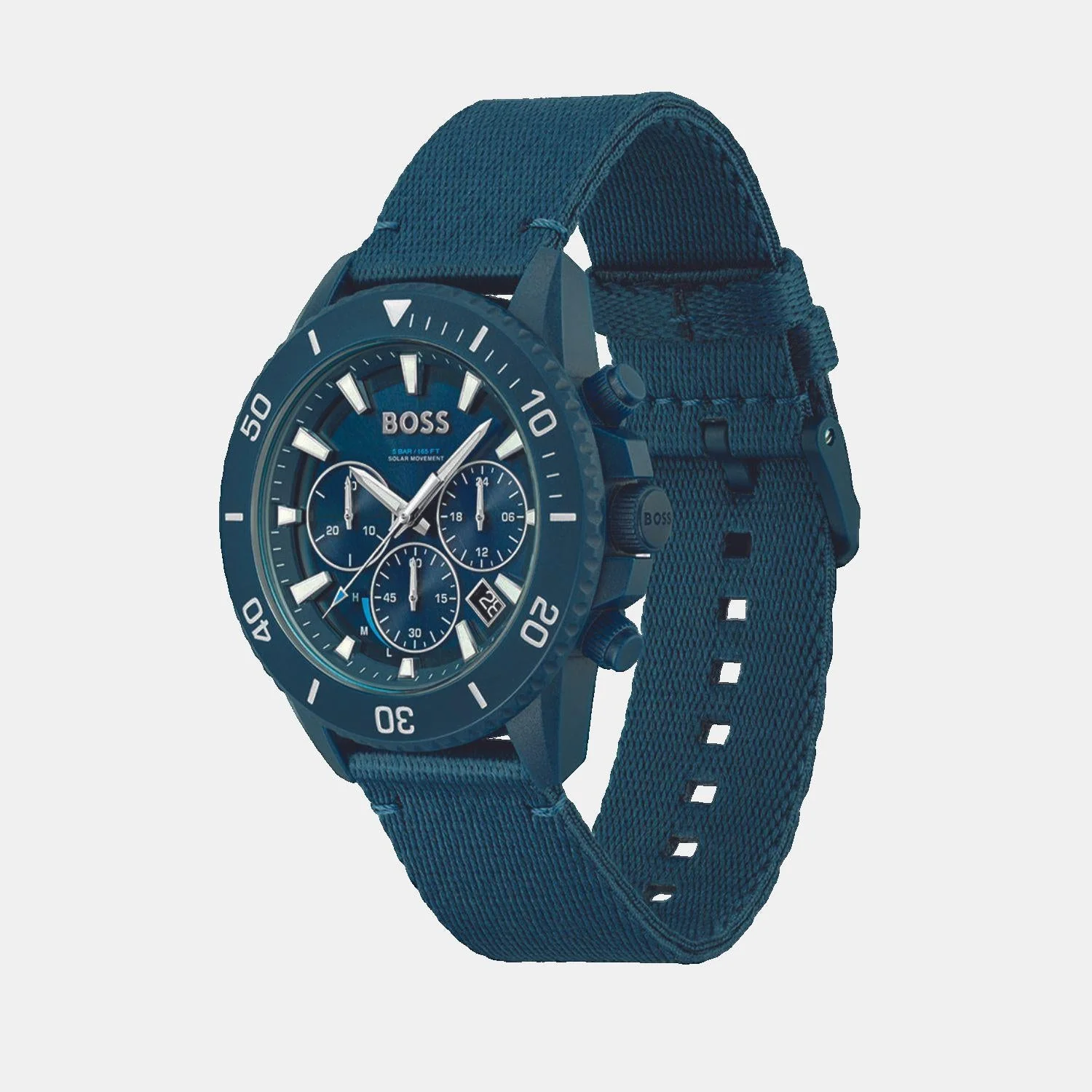 Admiral Men Solar Blue Dial Chronograph Nylon Watch 1513919 - Image 2