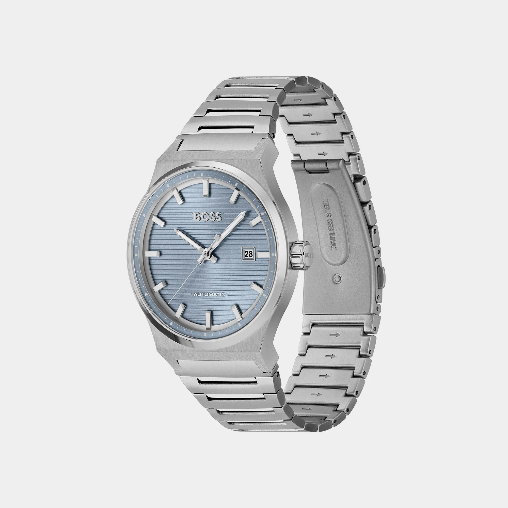 Candor Men Quartz Blue Dial Analog Stainless Steel Watch 1514118 - Image 2