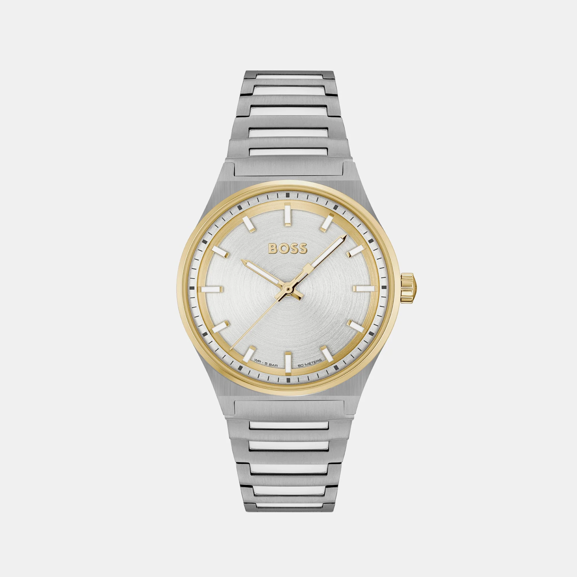 Candor Women Quartz Silver Dial Analog Stainless Steel Watch 1502734