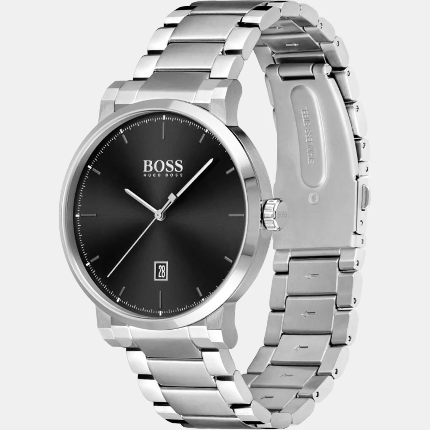 Confidence Men Quartz Black Dial Analog Stainless Steel Watch 1513792 - Image 3