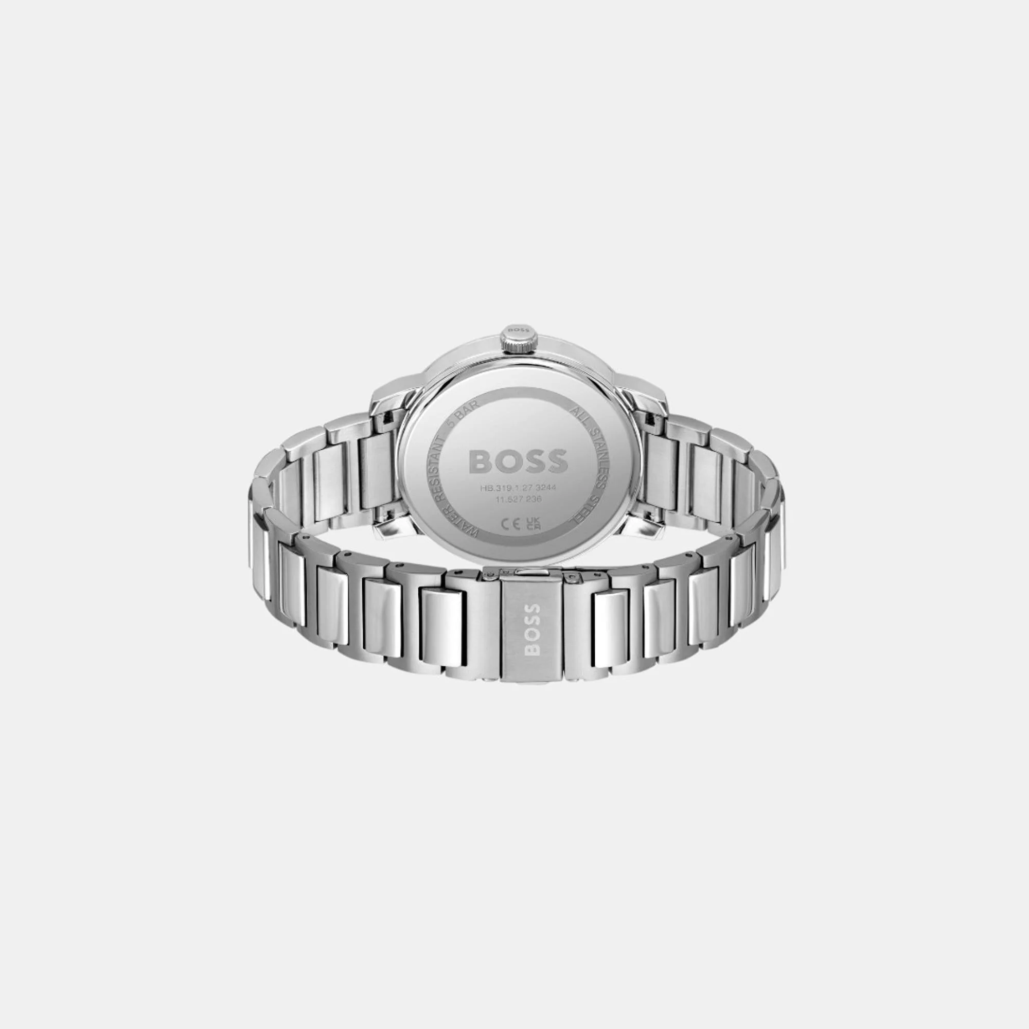 Dean Men Quartz Light Blue Dial Analog Stainless Steel Watch 1514132 - Image 3