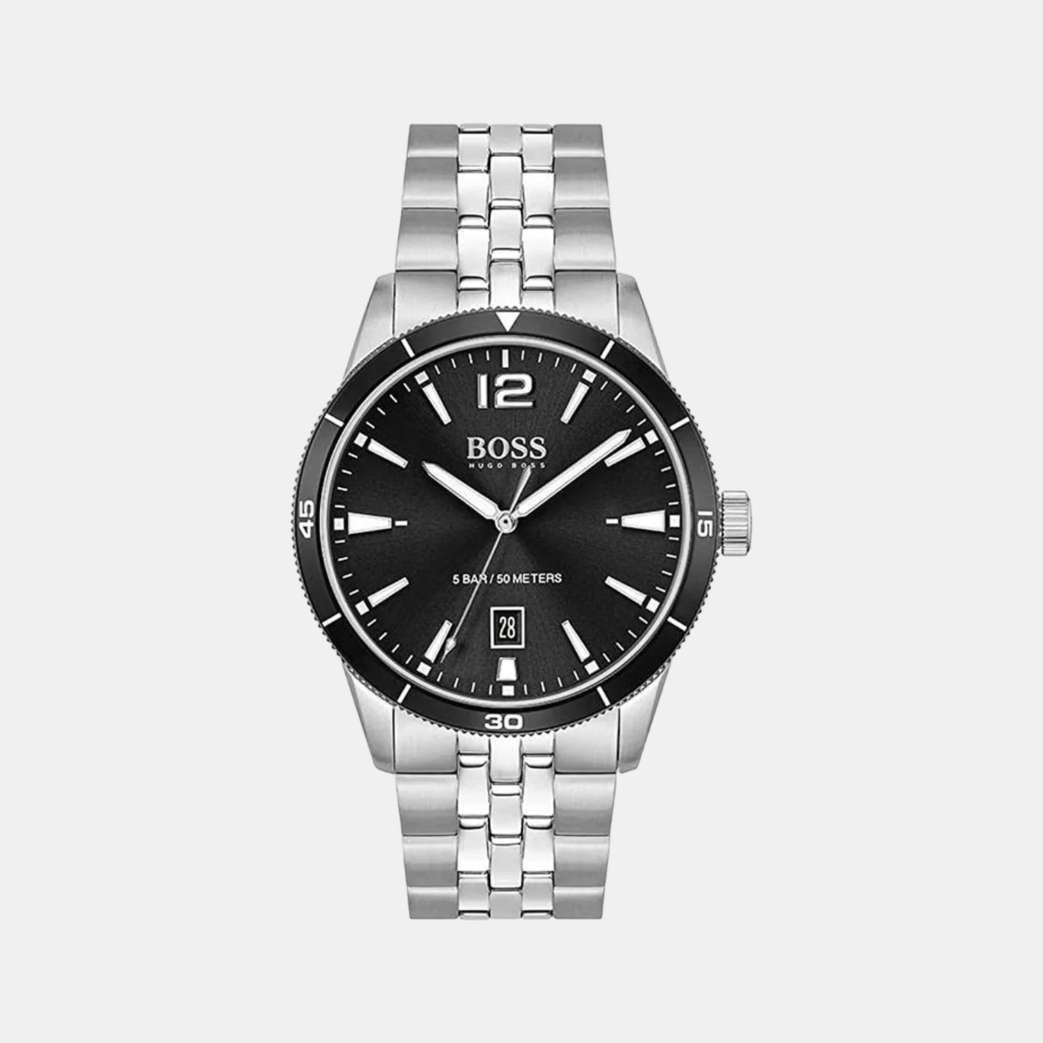 Drifter Men Quartz Black Dial Analog Stainless Steel Watch 1513911