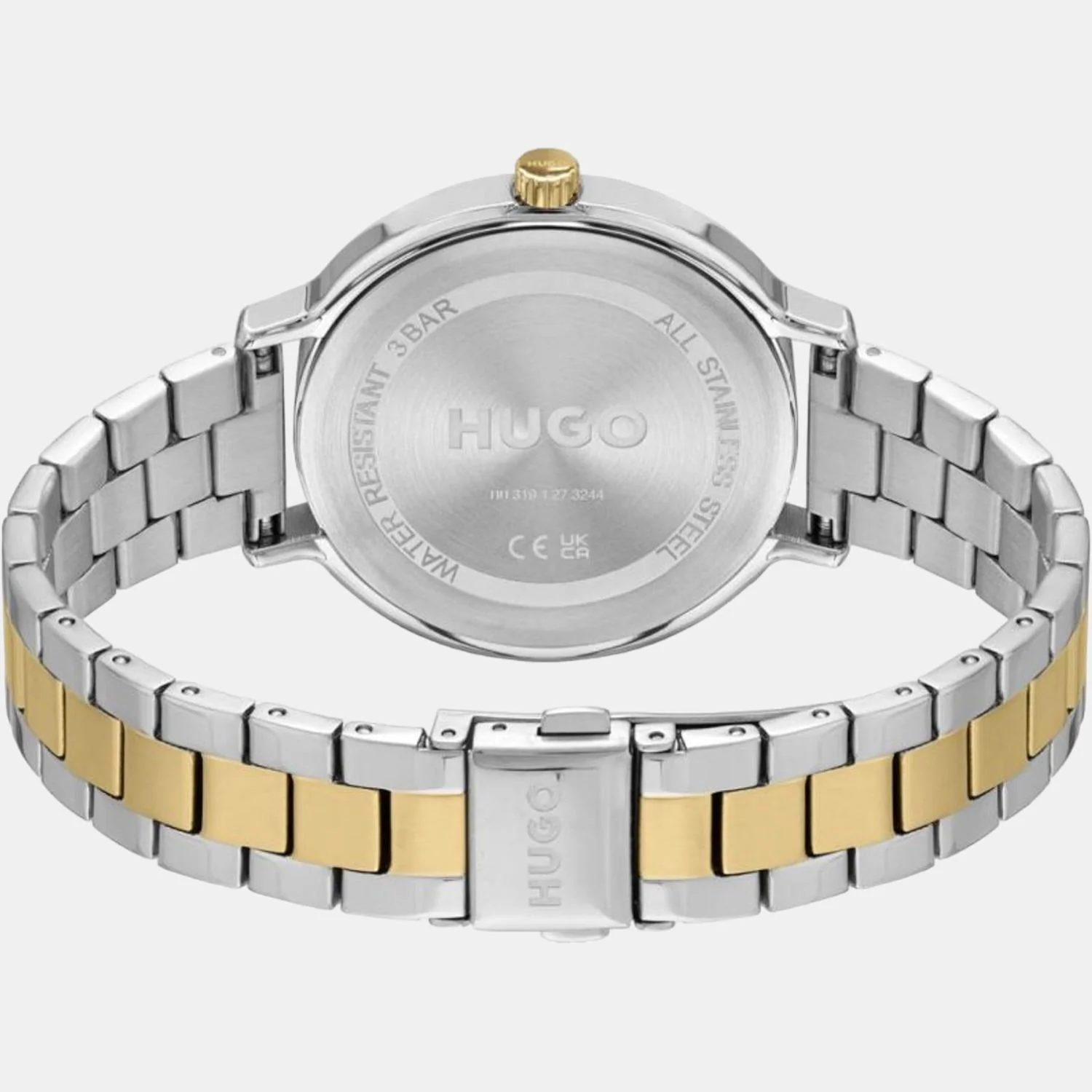Edgy Women Quartz Grey Dial Chronograph Stainless Steel Watch 1540112 - Image 2