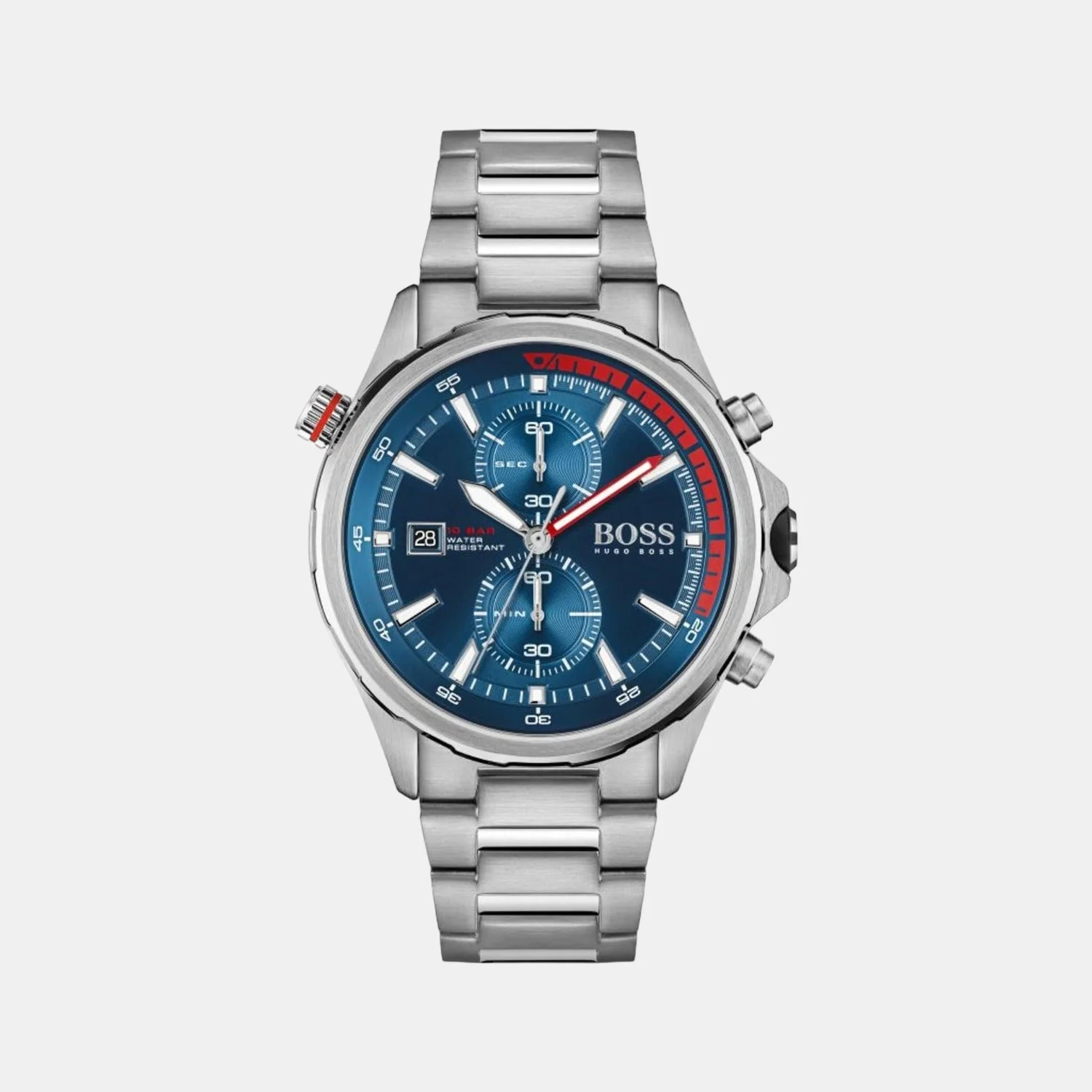 Globetrotter Men Quartz Blue Dial Chronograph Stainless Steel Watch 1513823