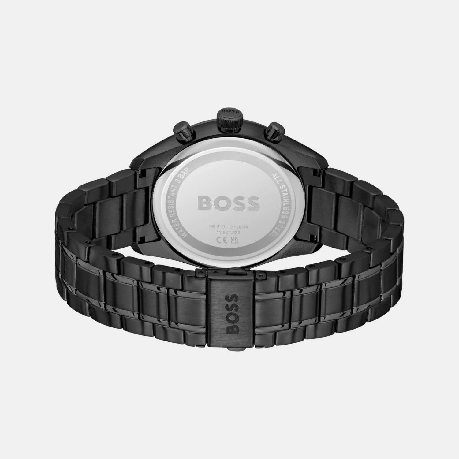 Grand Prix Men Quartz Black Dial Chronograph Stainless Steel Watch 1514298 - Image 3