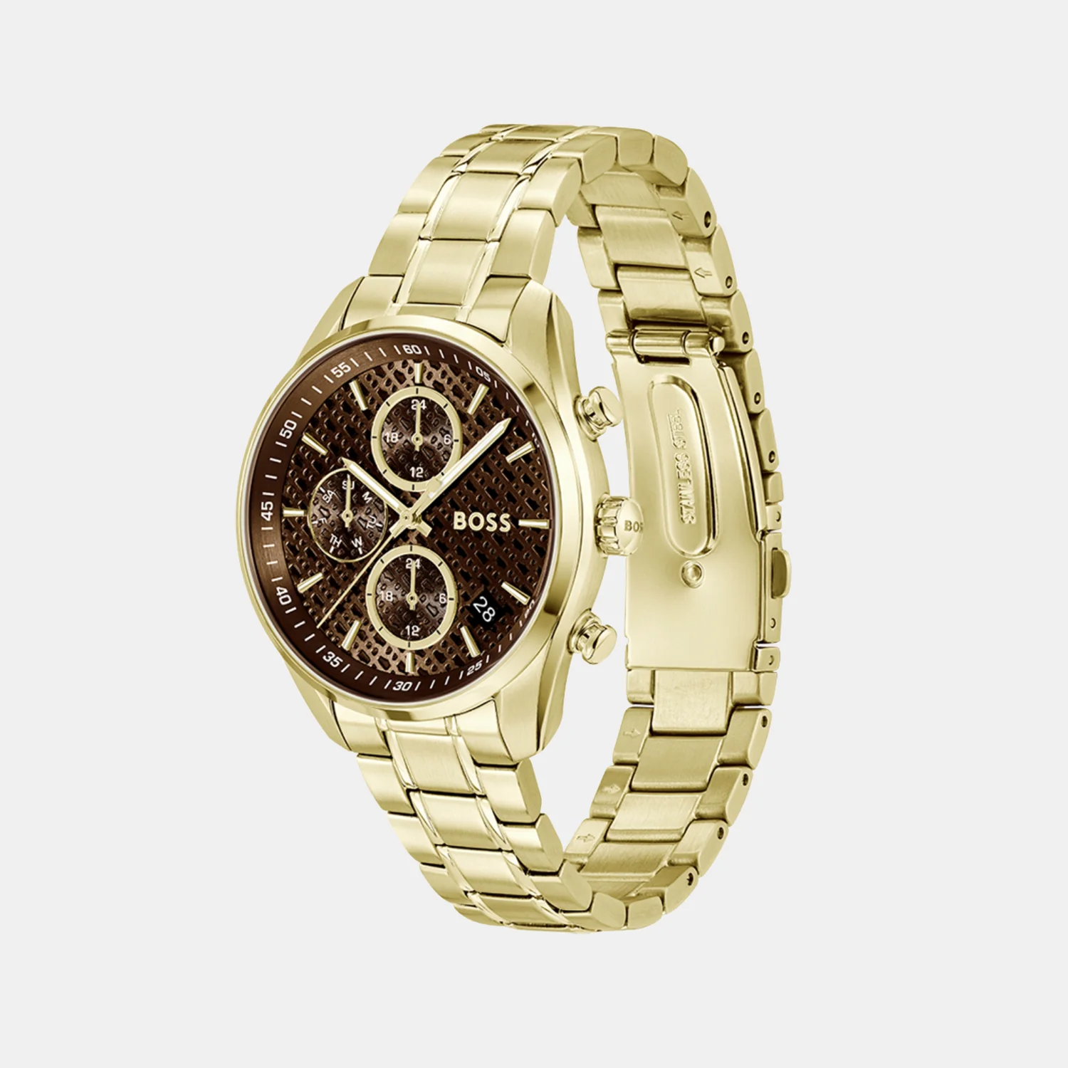 Grand Tour Women Quartz Brown Dial Chronograph Stainless Steel Watch 1502770 - Image 2