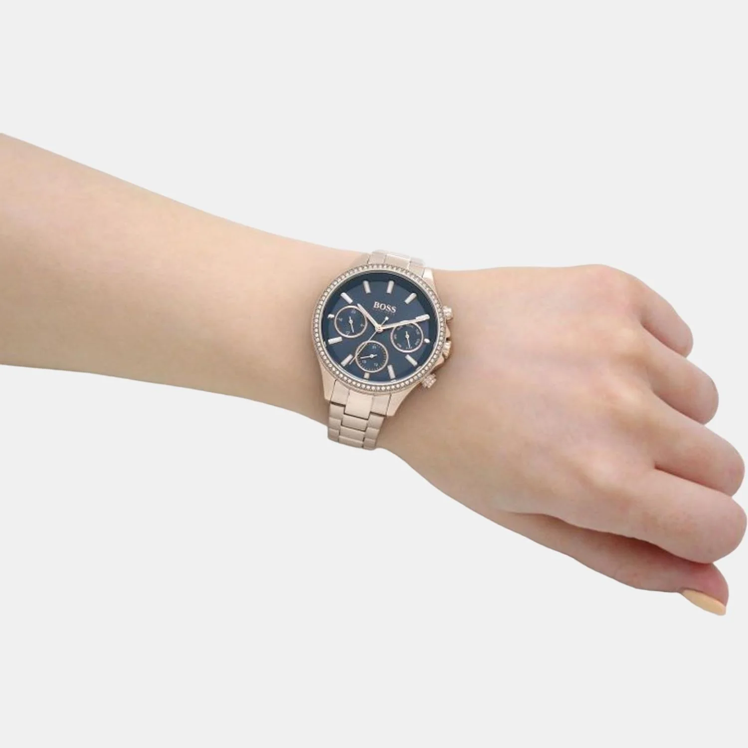 Hera Women Quartz Blue Dial Chronograph Stainless Steel Watch 1502566 - Image 4