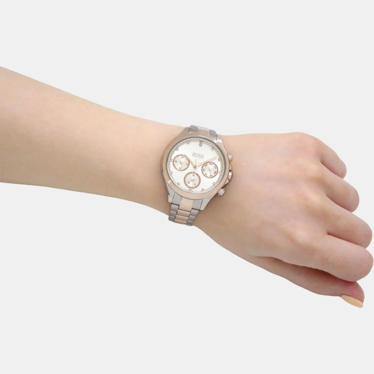 Hera Women Quartz Silver Dial Chronograph Stainless Steel Watch 1502564 - Image 7