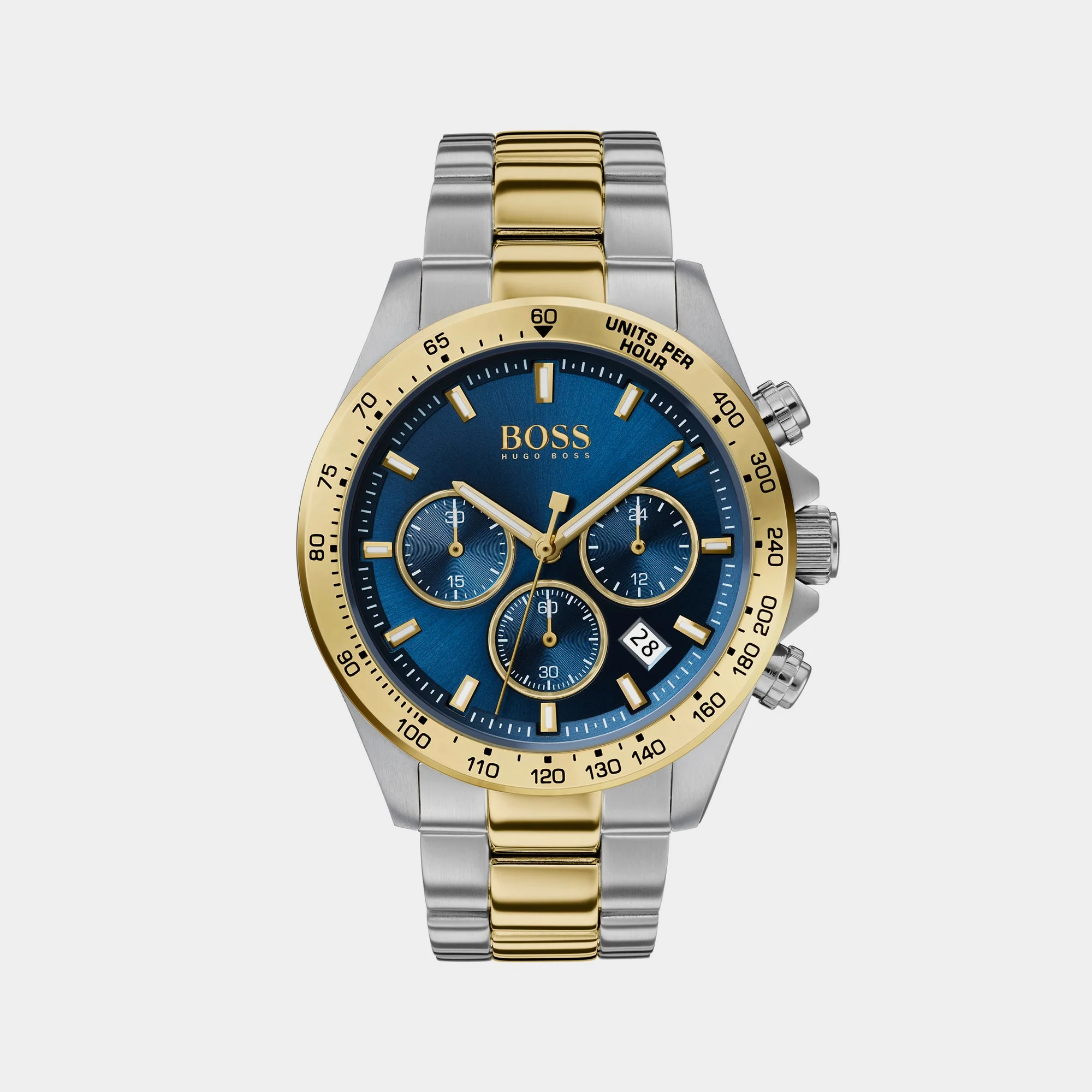 Hero Men Quartz Blue Dial Chronograph Stainless Steel Watch 1513767
