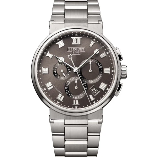 Breguet Marine Chronograph 5527 Slate Dial Men 42.3mm G5527TIG2TW0