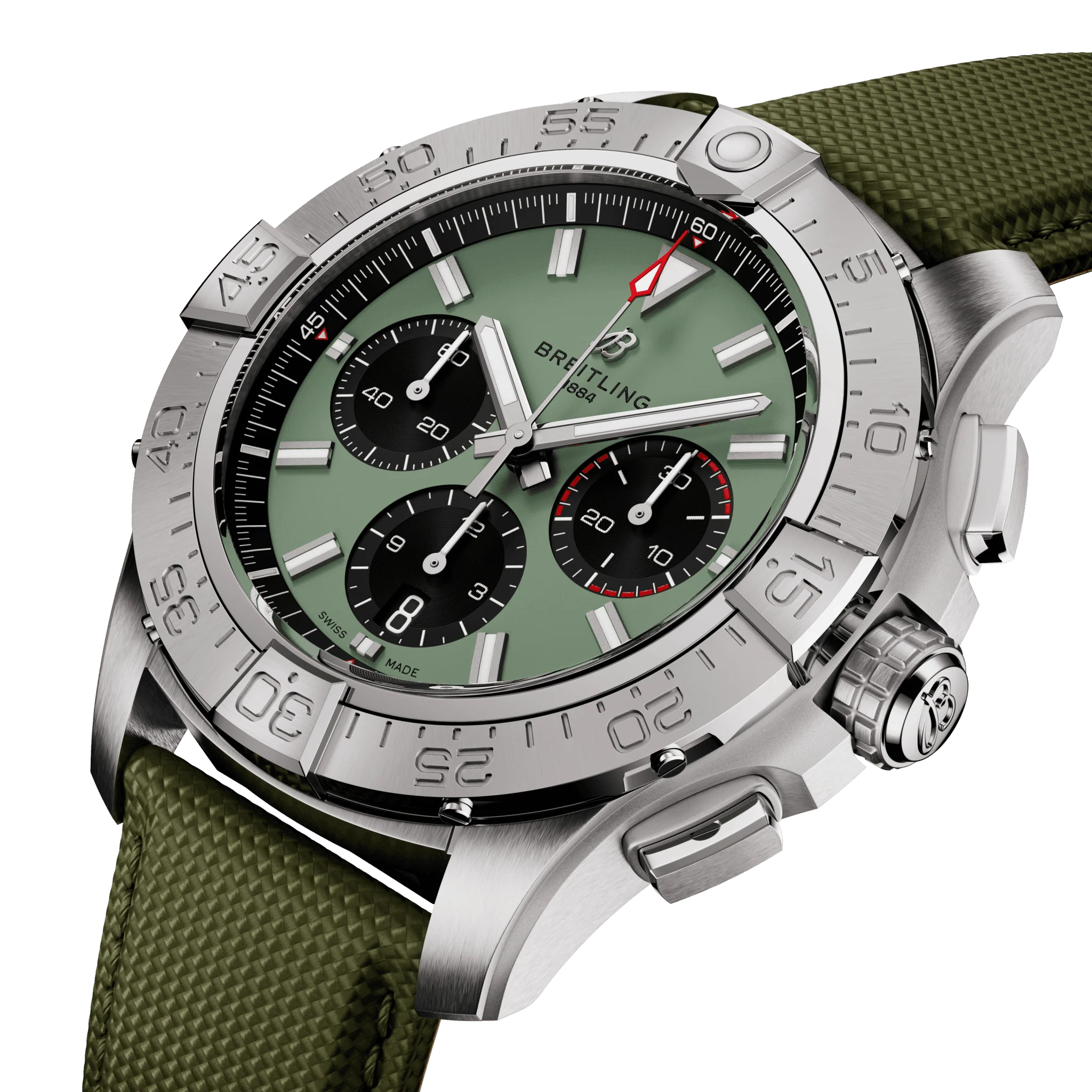 Breitling Avenger B01 Chronograph Mint Green Dial Men 44mm - Image 4