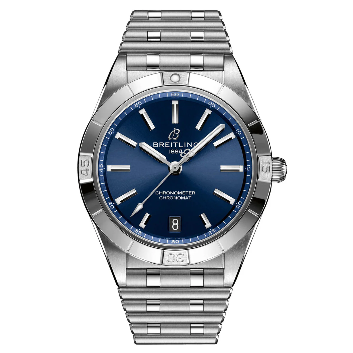 Breitling Chronomat Blue Dial Women 36mm - Image 4
