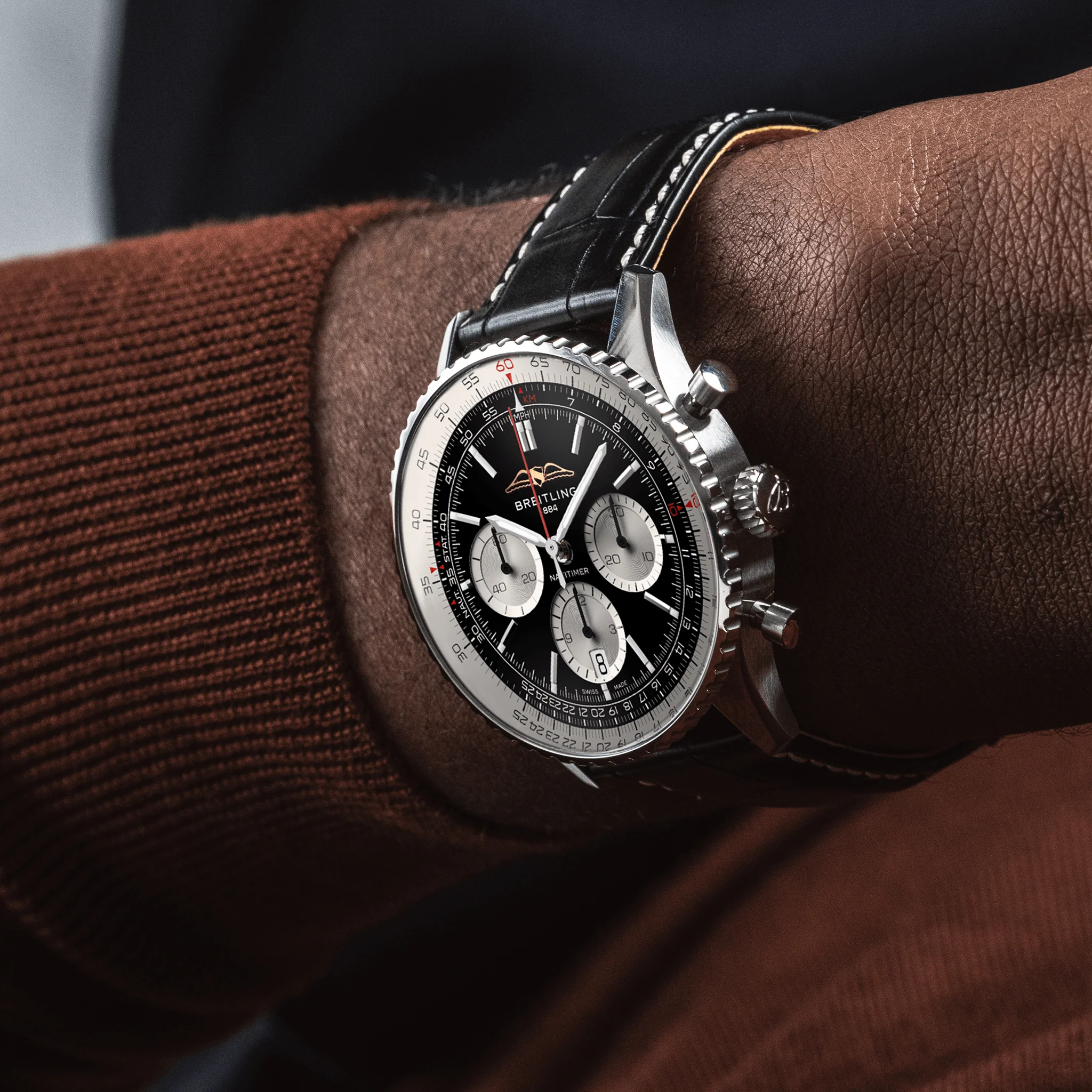 Breitling Navitimer B01 Chronograph Black Dial Men 43mm - Image 3
