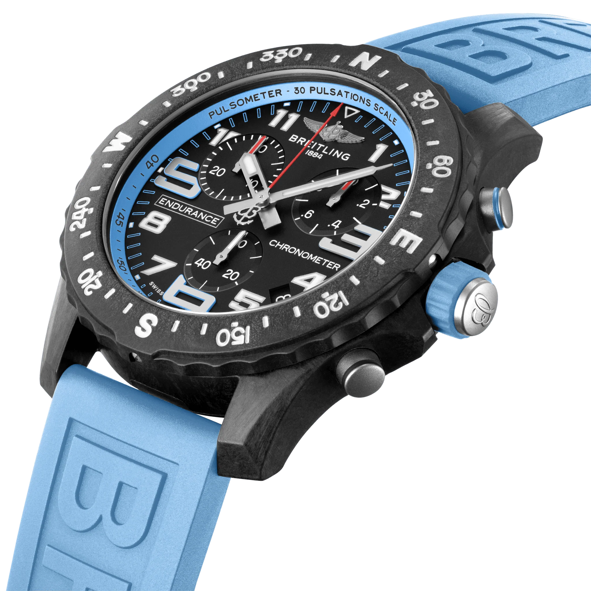Breitling Professional Endurance Pro Blue Black Dial Men 44mm