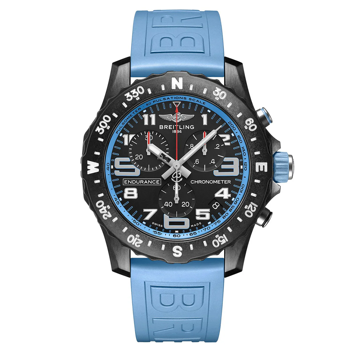 Breitling Professional Endurance Pro Blue Black Dial Men 44mm - Image 4