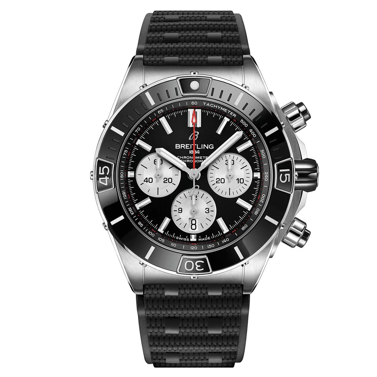 Breitling Super Chronomat B01 Black Dial Men 44mm - Image 4