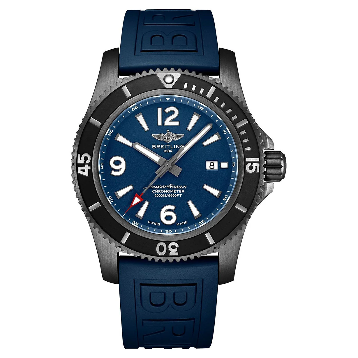 Breitling Superocean Automatic 46 Black Steel Blue Dial Men 46mm - Image 3