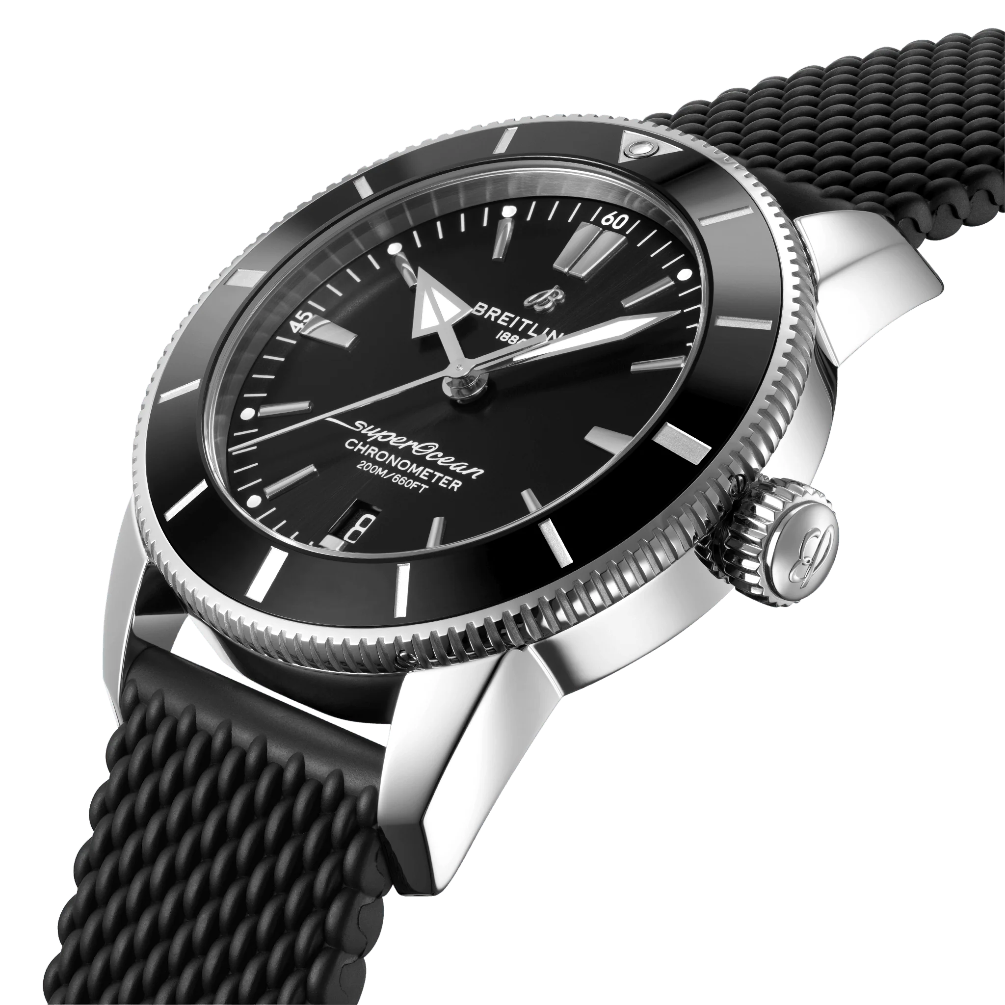 Breitling Superocean Heritage B20 Black Dial Men 44mm