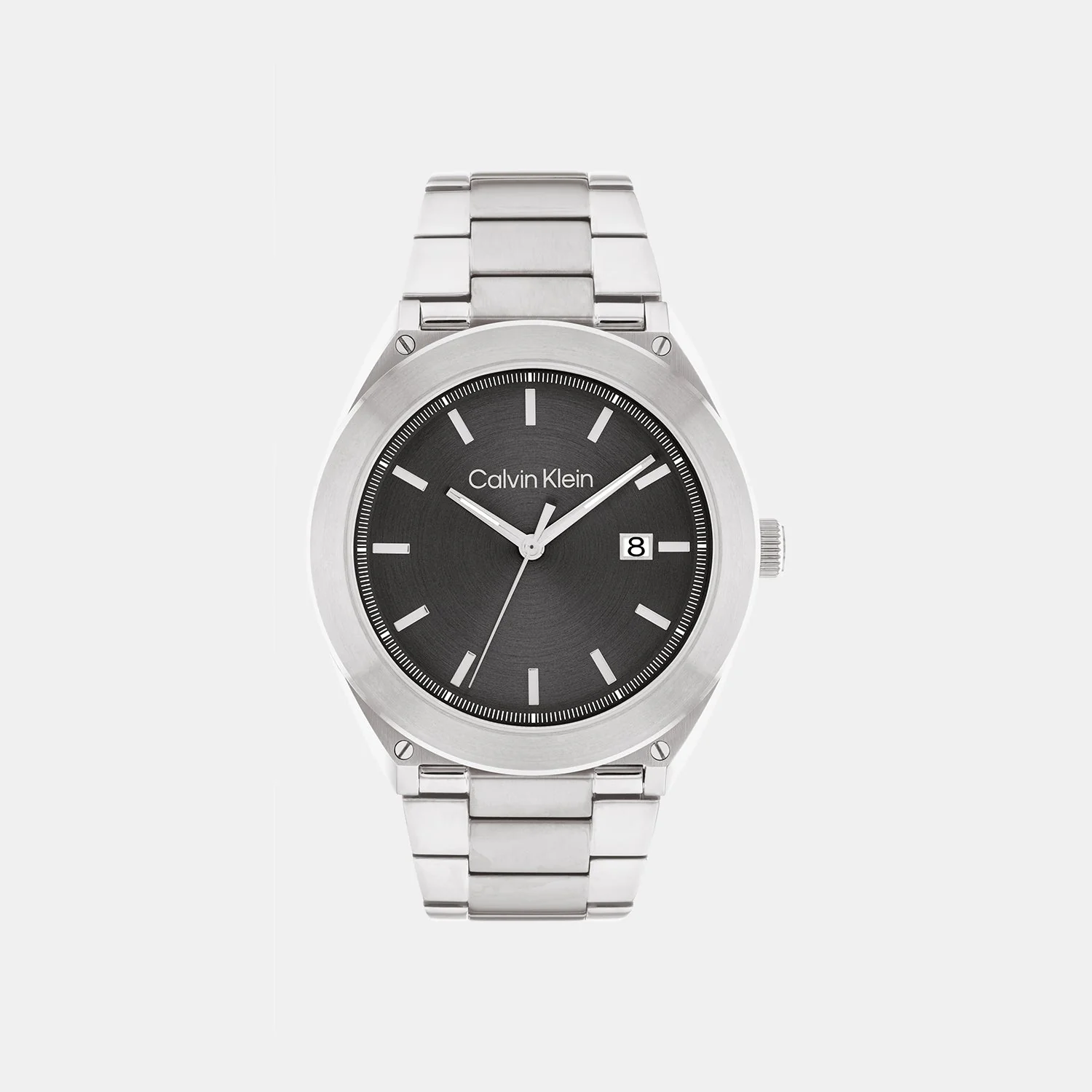 Casual Essentials Men Quartz Grey Dial Analog Stainless Steel Watch 25200196