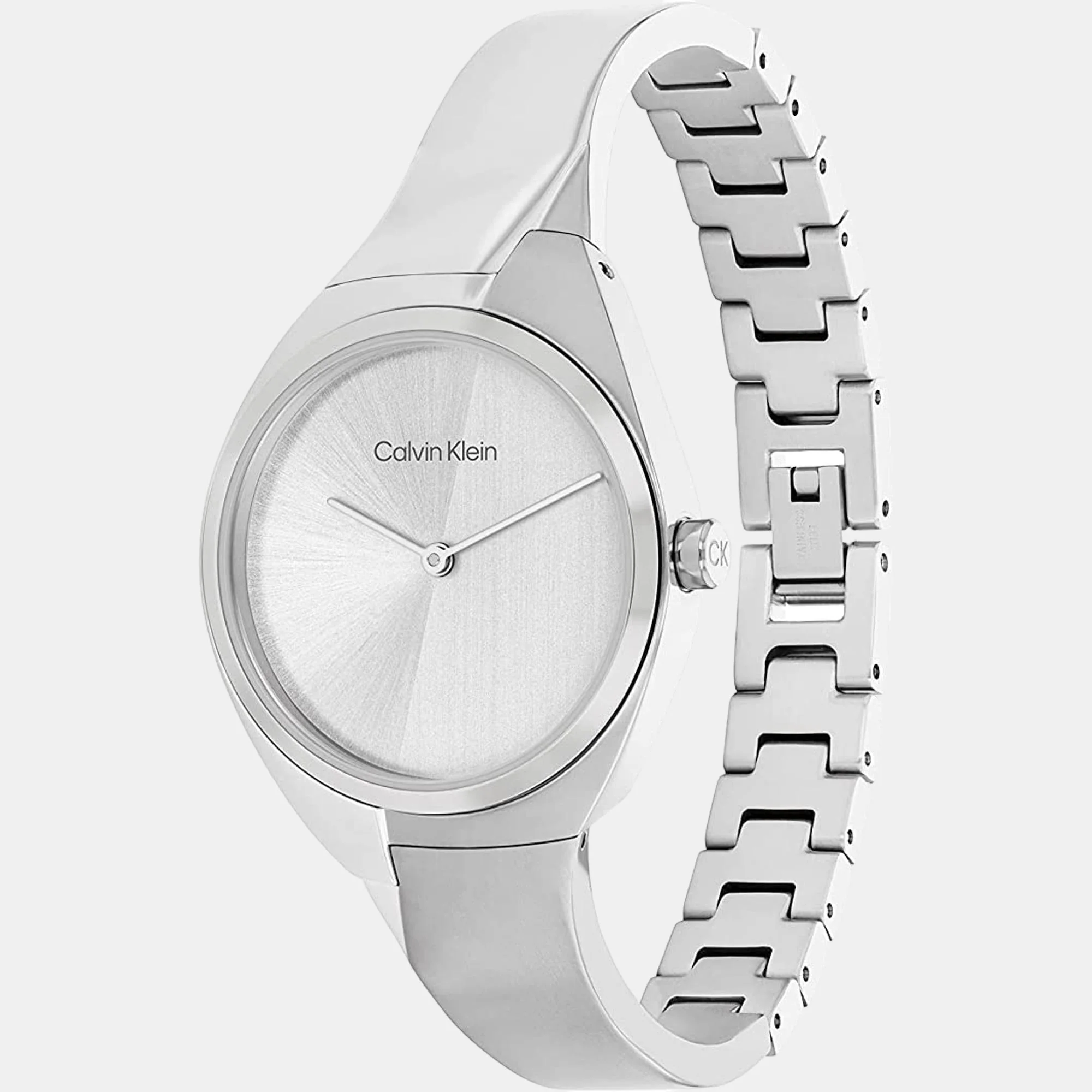 Charming Women Quartz Silver Dial Analog Stainless Steel Watch 25200234 - Image 2