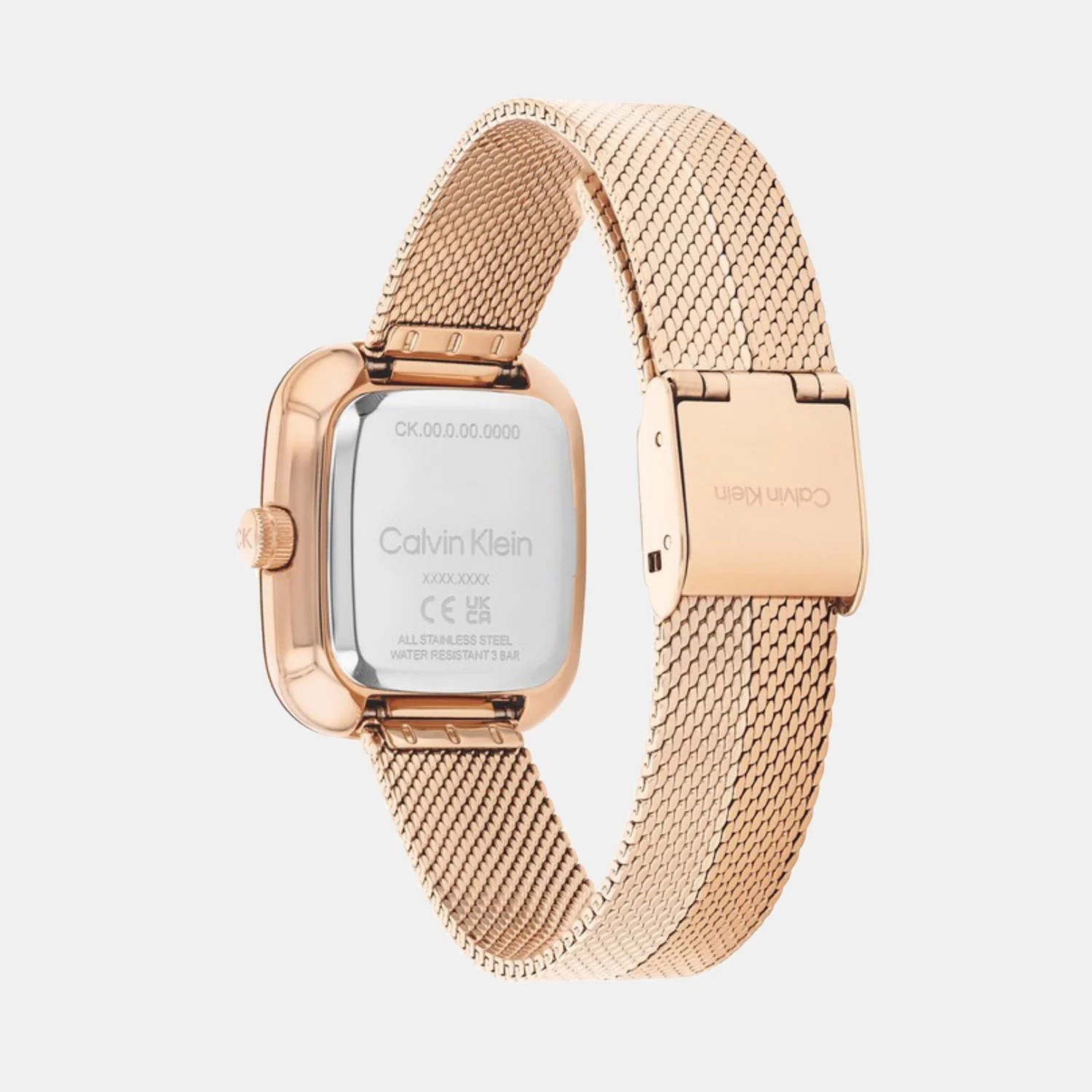 Ck Adore Women Quartz Rose Gold Dial Analog Stainless Steel Watch 25100101 - Image 2