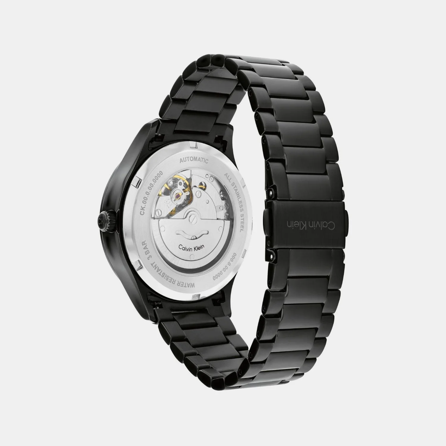 Ck Iconic Men Automatic Black Dial Analog Stainless Steel Watch 25300023 - Image 3