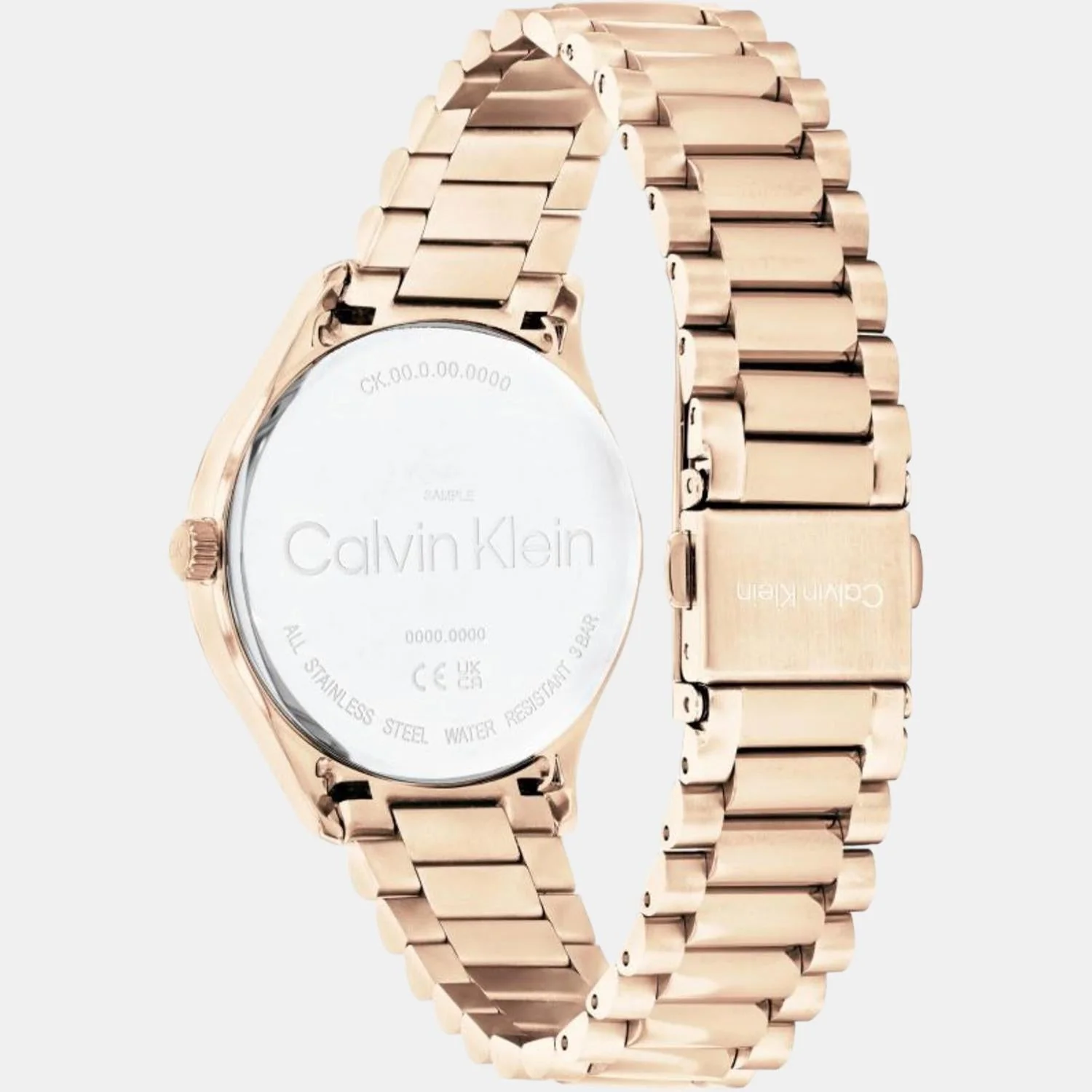 Ck Iconic Unisex Quartz Brown Dial Analog Stainless Steel Watch 25200169 - Image 2