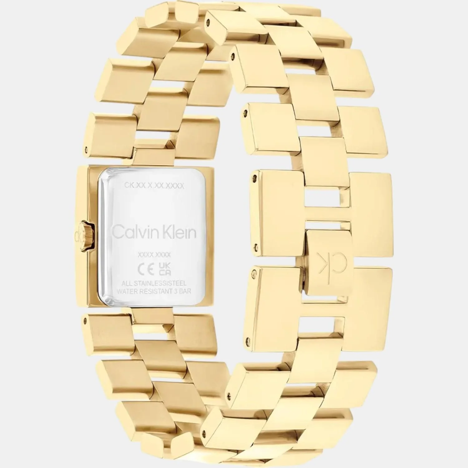 Ck Meridian Women Quartz Thin Gold Dial Analog Stainless Steel Watch 25100089 - Image 3