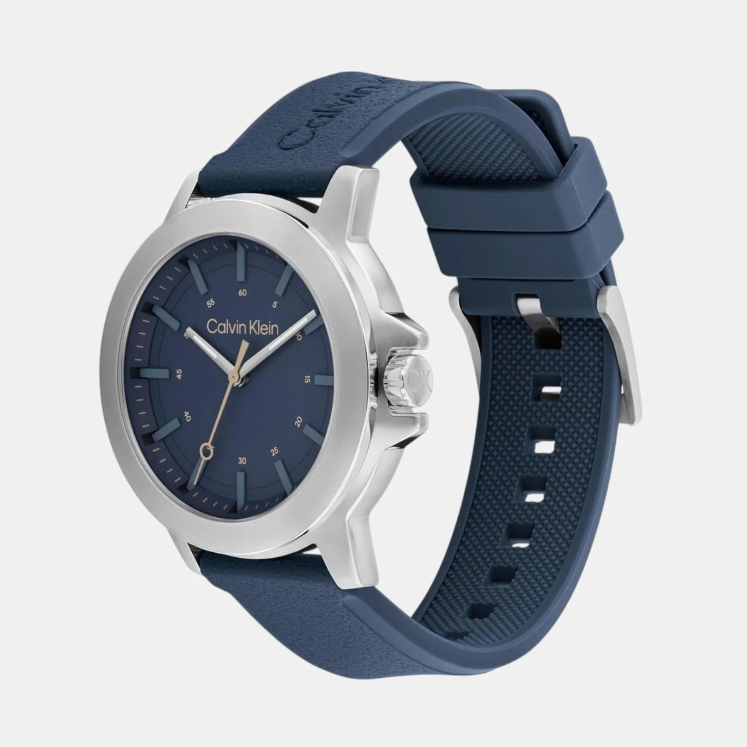 Ck Reset Men Quartz Blue Dial Analog Leather Watch 25200470 - Image 2