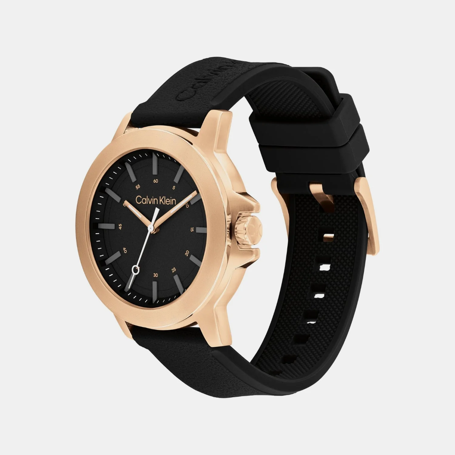 Ck Reset Men Quartz Dark Grey Dial Analog Silicone Watch 25200481 - Image 2