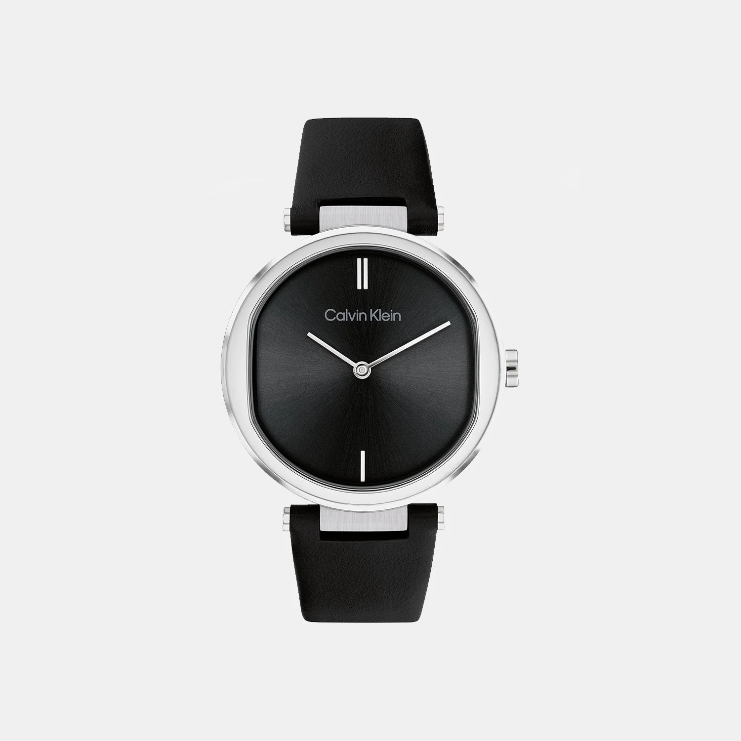 Ck Sensation Women Quartz Black Dial Analog Leather Watch 25200255