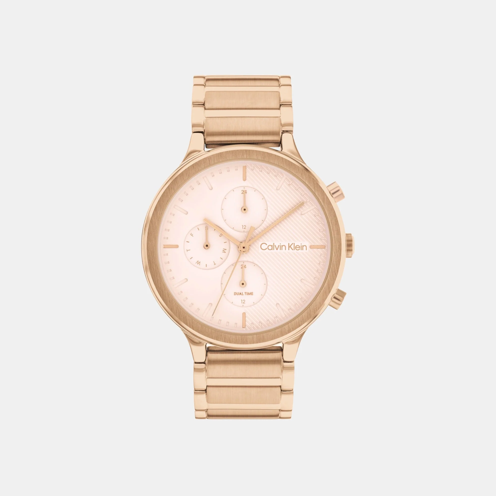 Energize Women Quartz Pink Dial Chronograph Stainless Steel Watch 25200241