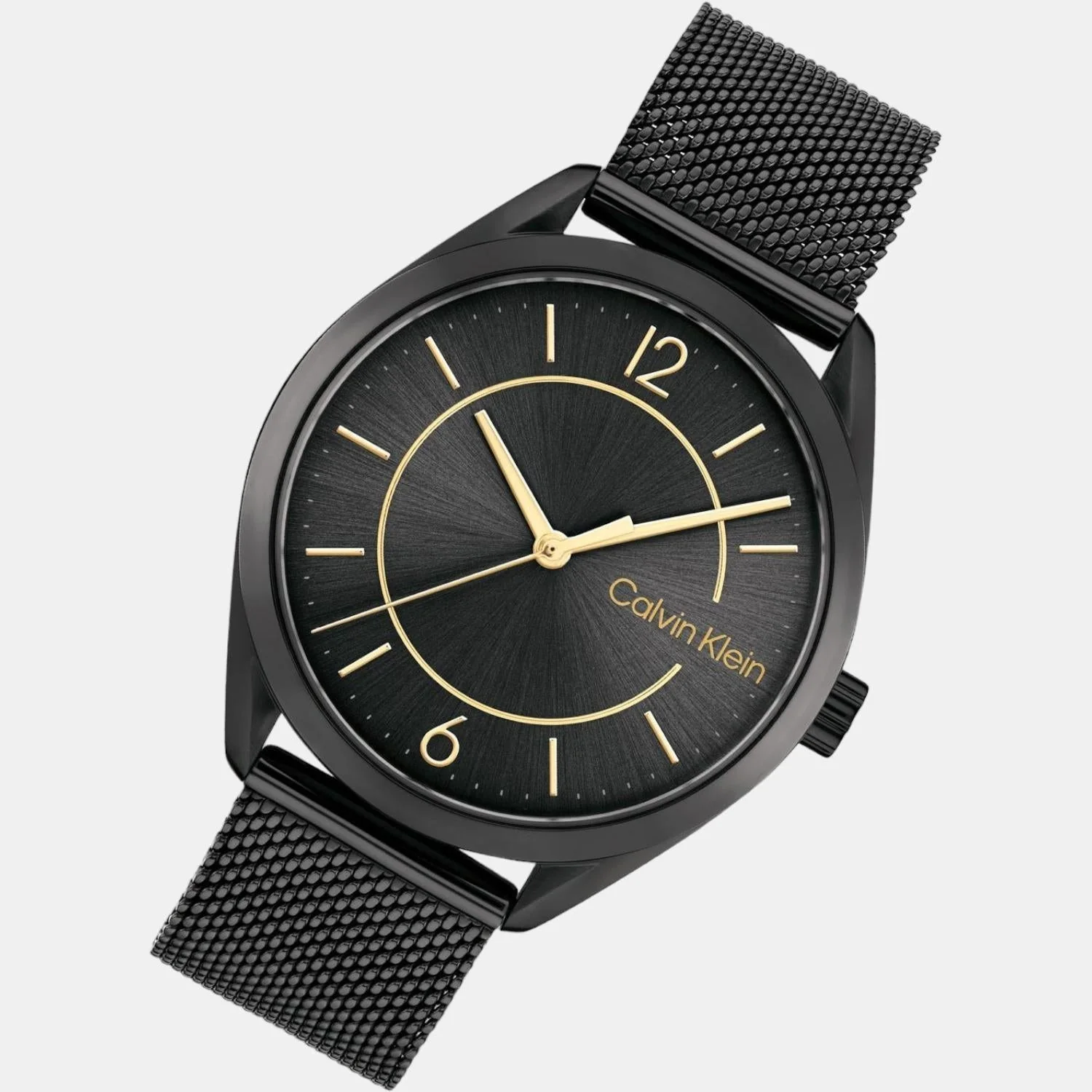 Essentials Women Quartz Black Dial Analog Stainless Steel Watch 25200194 - Image 2