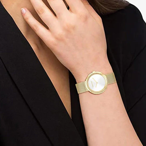 Calvin Klein Twisted Bezel White Dial Women 34mm 25200150 - Image 3
