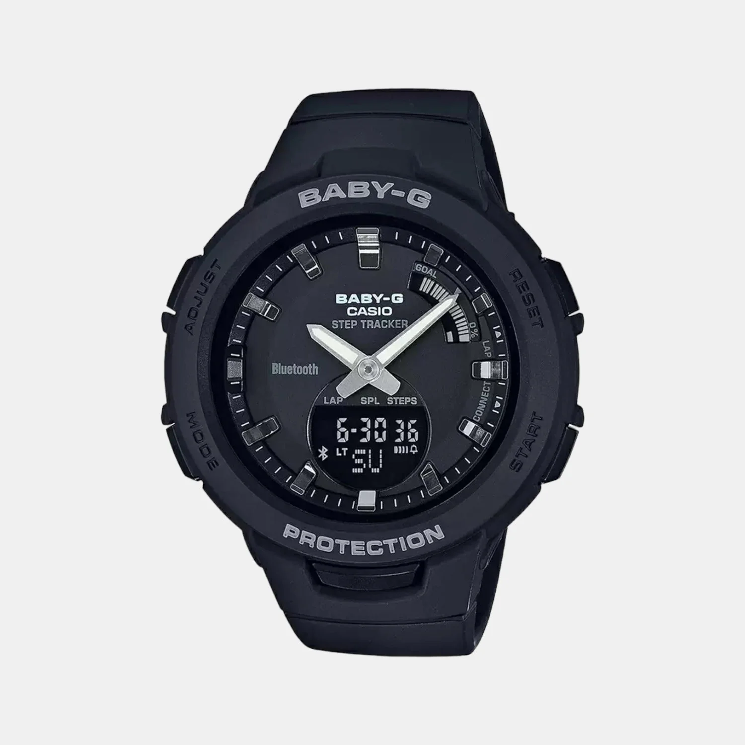 Baby-G Women Quartz Black Dial Analog-Digital Resin Watch BX145