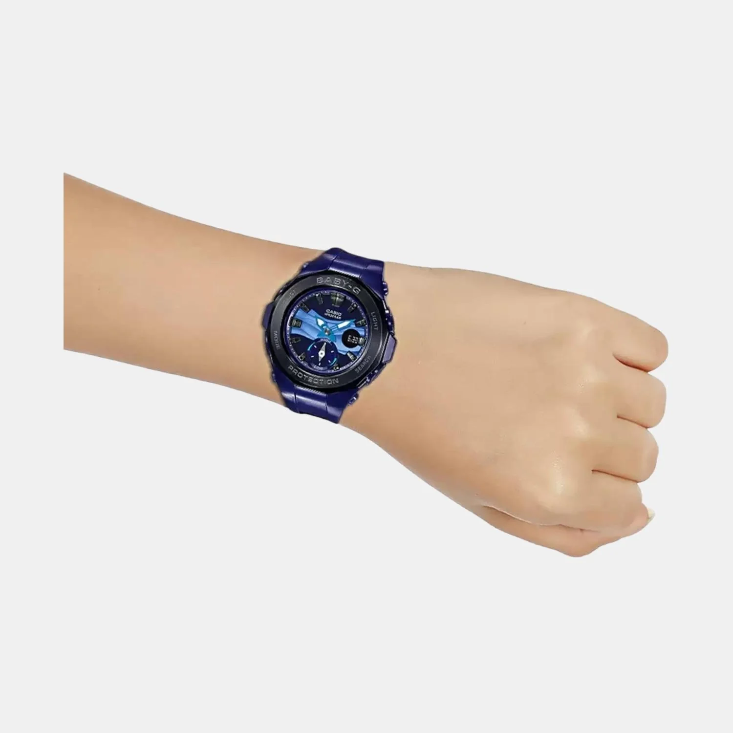 Baby-G Women Quartz Blue Dial Analog-Digital Resin Watch BX061 - Image 6