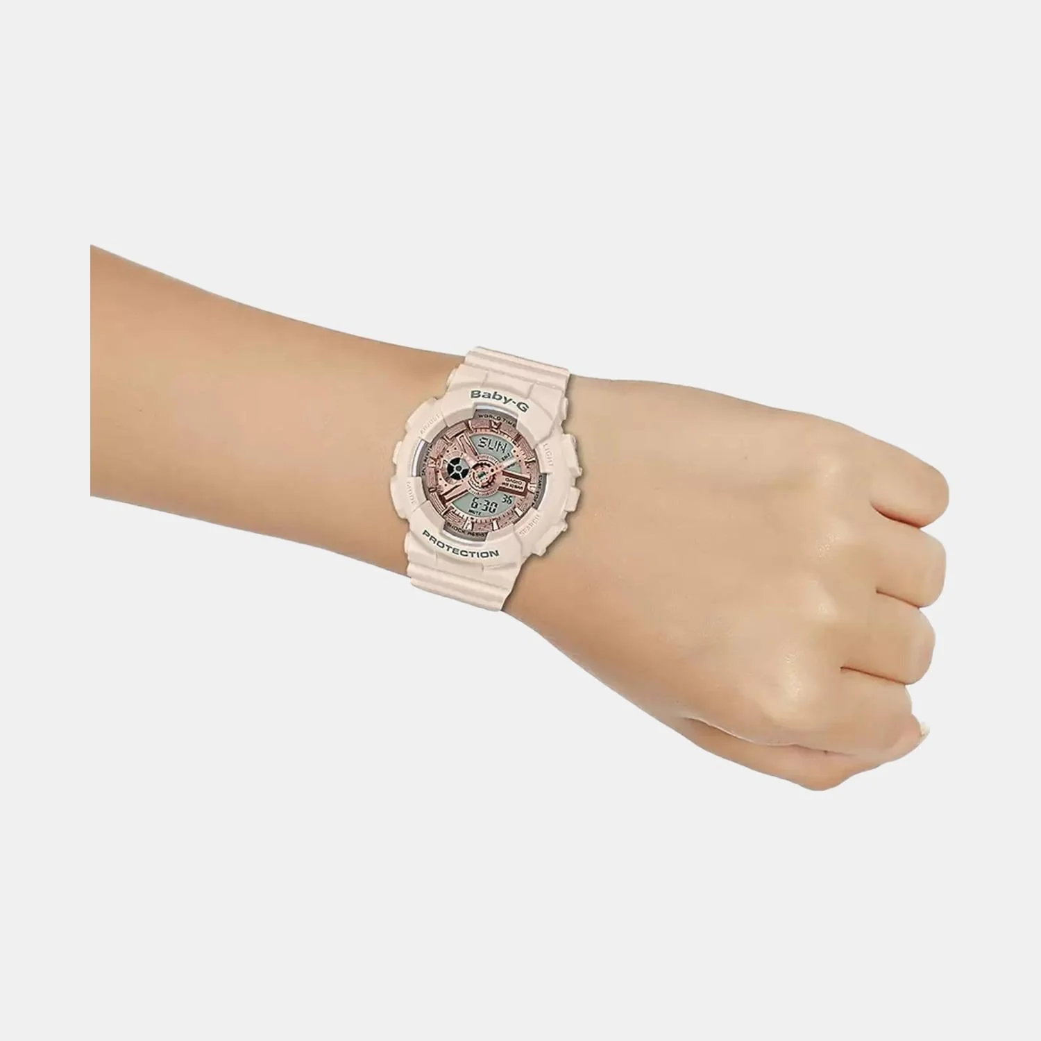Baby-G Women Quartz Gold Dial Analog-Digital Resin Watch BX123 - Image 7
