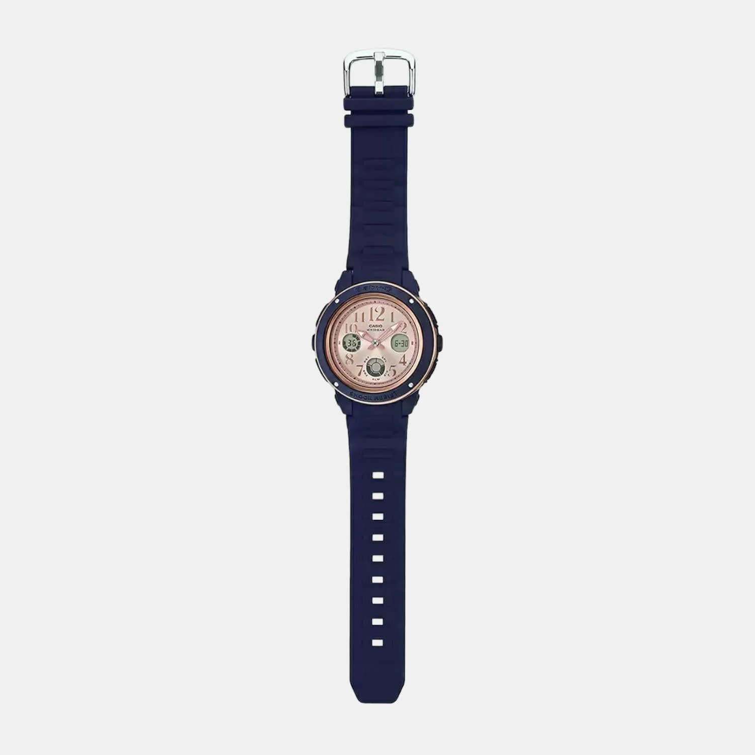 Baby-G Women Quartz Rose Gold Dial Analog-Digital Resin Watch BX136 - Image 6