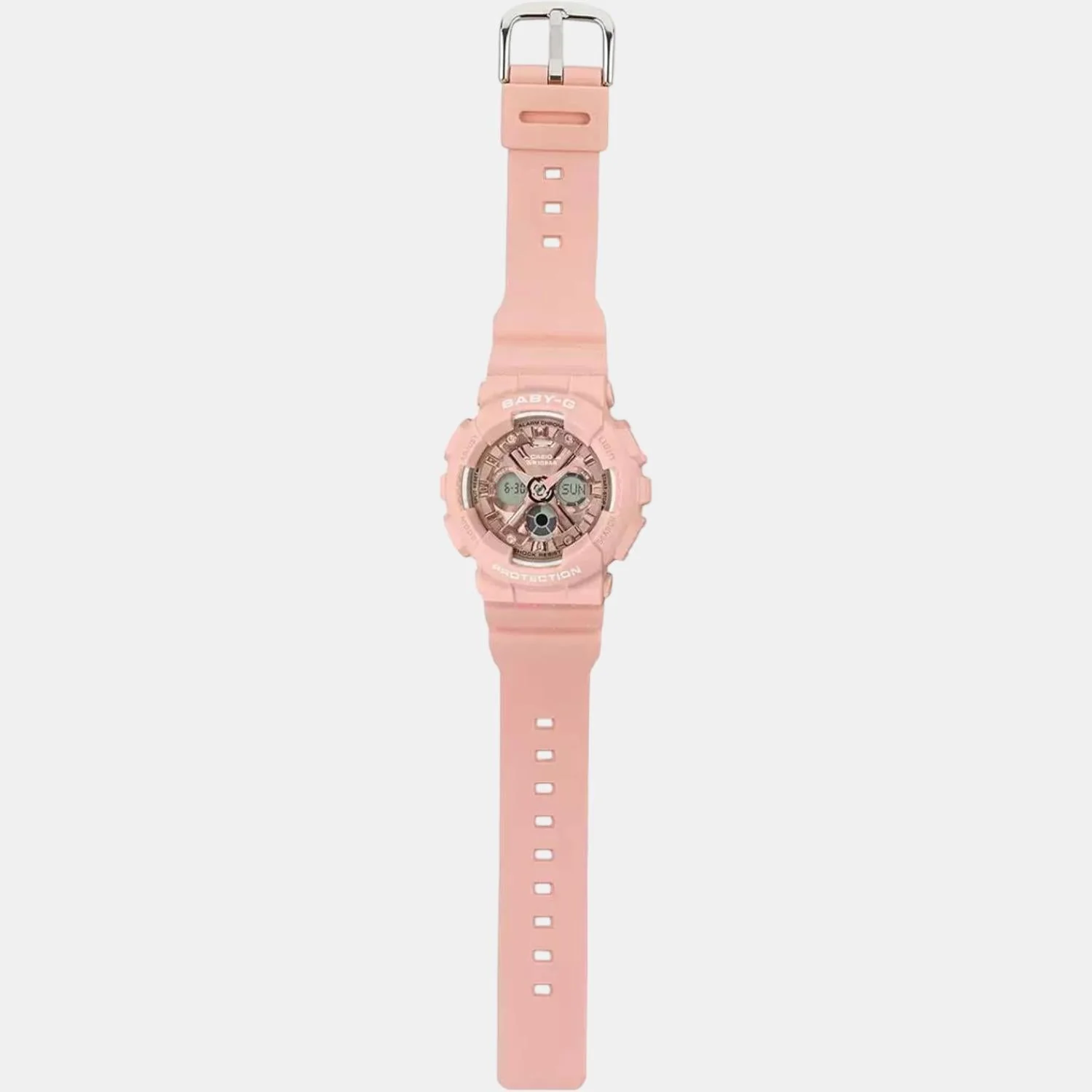 Baby-G Women Quartz Rose Gold Dial Analog-Digital Resin Watch BX167 - Image 6