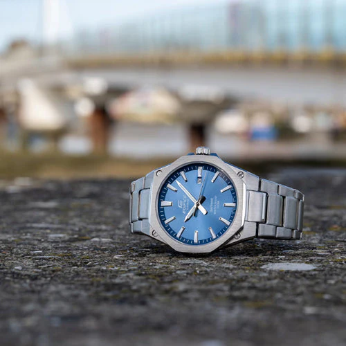 Casio Edifice 3-Hand Analog Blue Dial Men 39.9mm ED602 EFR-S108D-2AV - Image 2