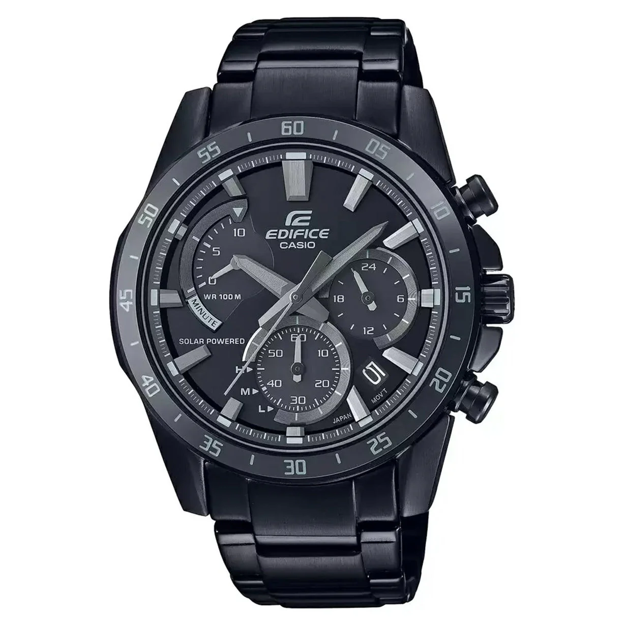 Casio Edifice Black Dial Men 45.3mm - Image 4