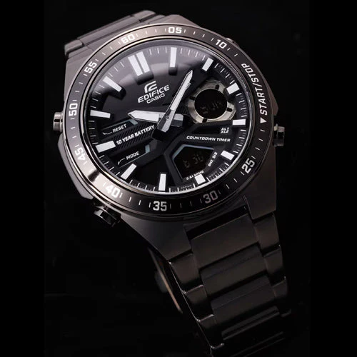 Casio Edifice Black Dial Men 46.9mm ED601 EFV-C110DC-1A - Image 2