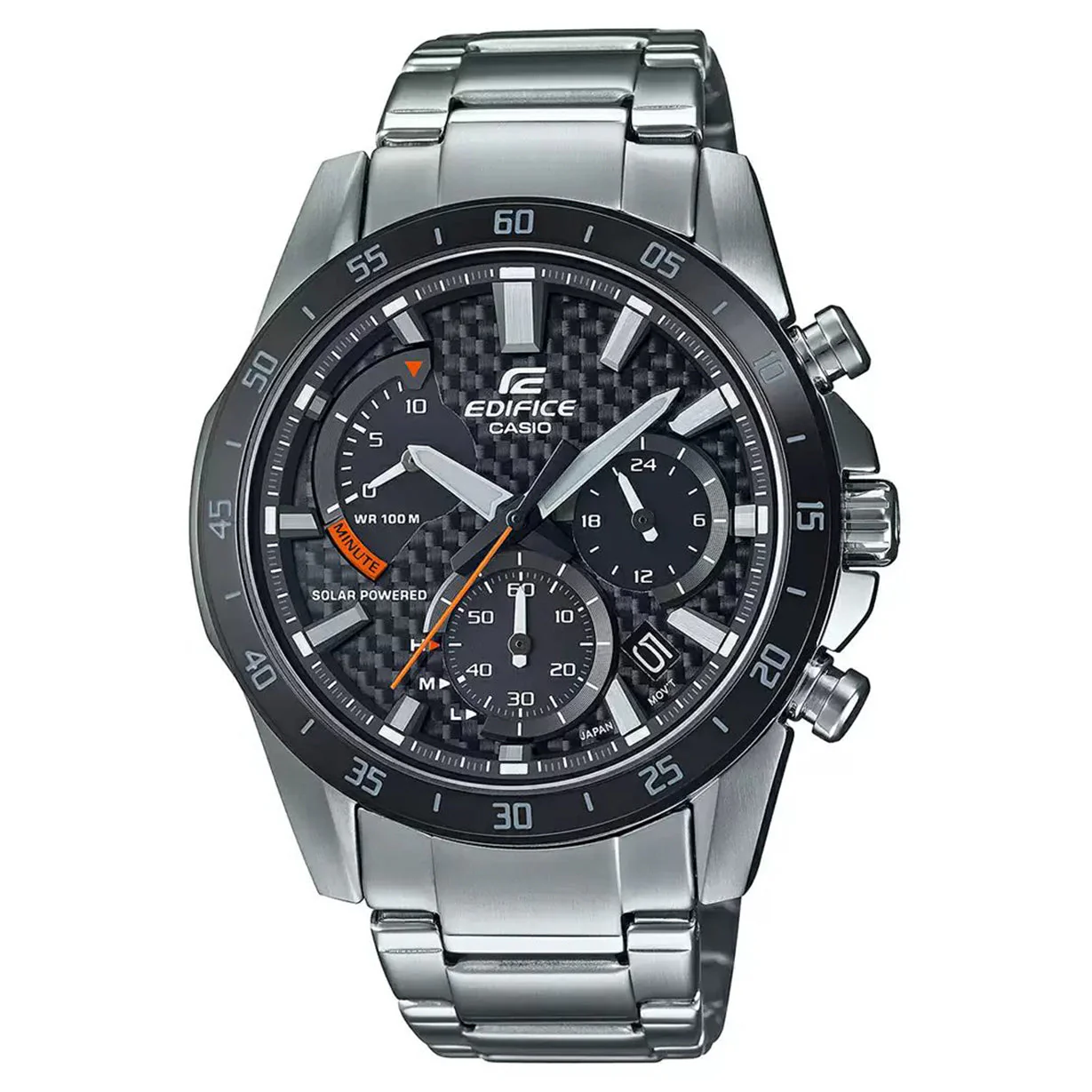 Casio Edifice Black Dial Men 49.5mm - Image 4