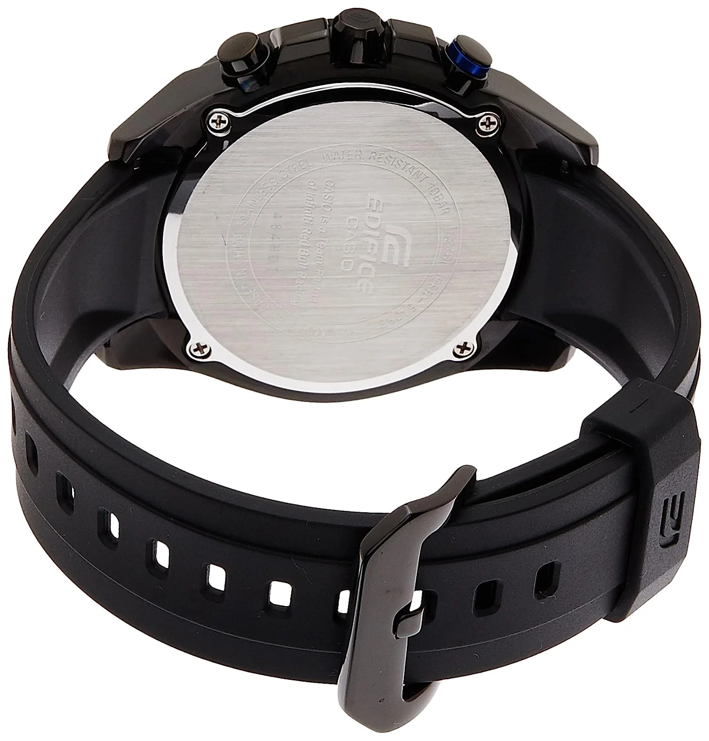 Casio Edifice Black & Gold Dial Men 48.1mm