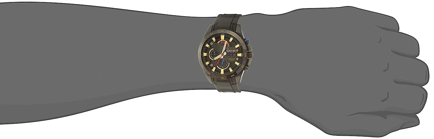 Casio Edifice Black & Gold Dial Men 48.1mm - Image 3