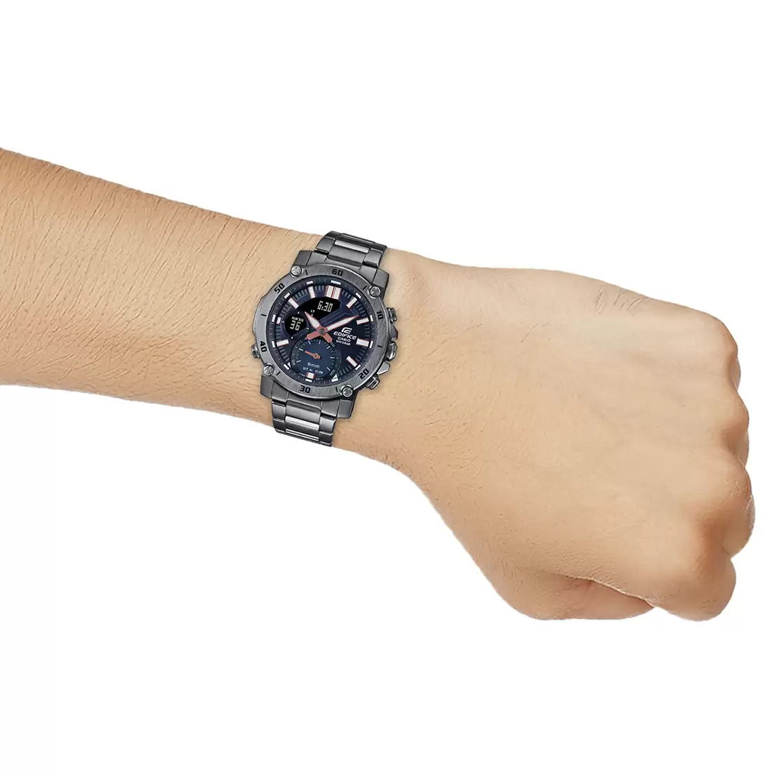 Casio Edifice Blue Dial Men 49.5mm - Image 3